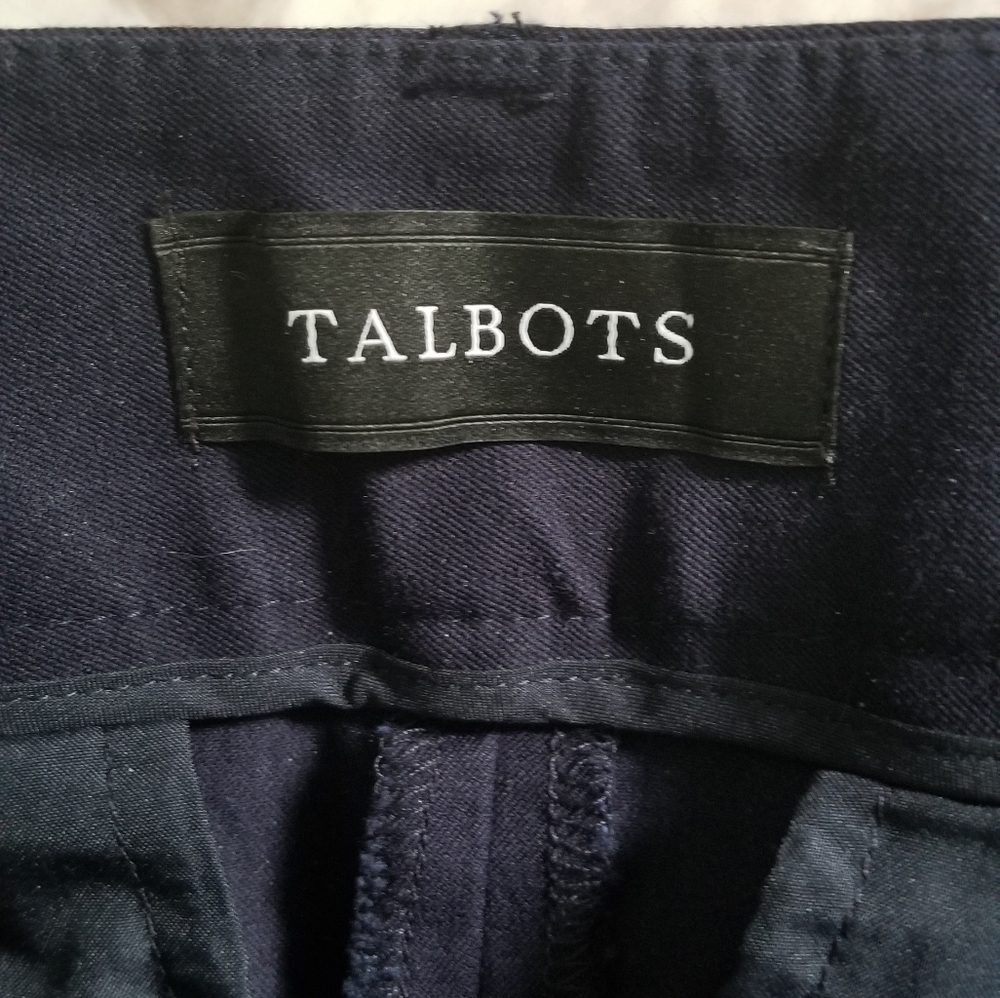 Talbots navy Newport straight leg pants - Picture 2 of 5